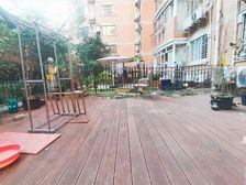 送百平超大花园,送60万地下产权车位,小区中心位置,接受置换