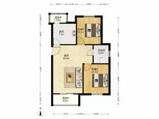 【拥金1】大园新居 2室1厅 92.05平 南北通透