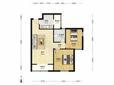 【拥金1】大园新居 2室1厅 94.86平 东南2室 全明