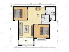 两房朝南,近地铁,精装好房,闹中取静