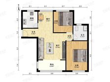 楼层佳,南北通,近地铁,顾村公园