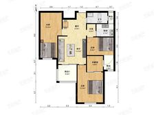 全南双卫户型,楼层好,视野棒,看顾村公园、三件套