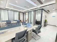 万科东江之星120平电梯口家私齐全地铁口办公室华凯广场