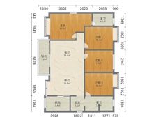 万科棠樾131平高层四房出售看山景 视野非常好