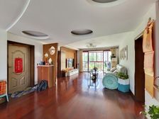 飞机户型客厅跑马!采光通风俱佳看房戴墨镜!