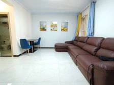 七中西校区 腾达新城正规一室一厅 全天采光地暖天然气拎包入住