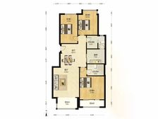 【拥金1】浩天天娇源 3室2厅 141.61平 南北 双卫