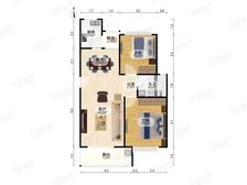 房型正气户型有钥匙先到先得门口是公交车站