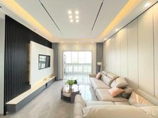 正对樱花水系与垂柳轻拂的内湖,全套品牌家电,婚房装修 位