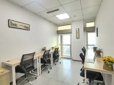紧靠西湖,地铁口小面积联合办公室出租,物业直租 ,可注册公司