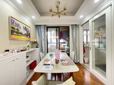 飞机户型,仁和都市花园, 楼层,采光好!南北双阳台,房型正