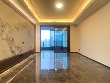 抵款房!江北嘴CBD,天澜道11号豪装滨江大平层,全玻璃幕墙