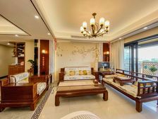 全区至笋 华侨城天鹅湖 头排景观奢华 送全屋现代新中式风格家