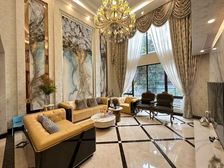 全套房豪装类独栋别墅,地下室全采光,现代风装修,带全屋地暖