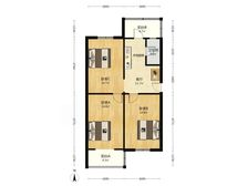 西园西里 3楼三室南北通透 精装修 房型方正 产权清晰