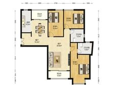 海上名门公寓,上海南站旁品质小区,徐汇万科中心,电梯三房