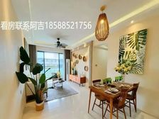 海珠珠江中学教师宿舍装修客厅朝南落地窗