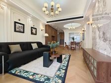 融创品质,清水四房,朝北看小区中庭