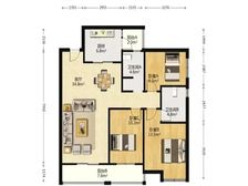 万科汉阳国际A区3室145万元难得的好户型急售
