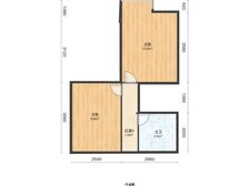 市中心旁买一层得两层精装现房 实得面积94平配套齐全