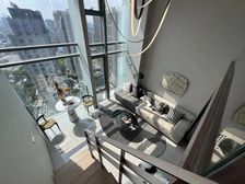 大家中心五星酒店式精装复式公寓45平在地铁口,家门口购物健身