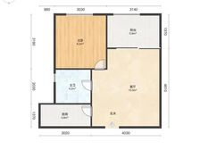 通用昱慧苑1居室户型房正采光好不临街新上房源!