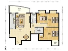 慧时欣园二期 3室1厅 153.08平