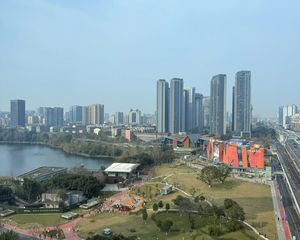 免佣出售 锦江区整层甲写 湖景办公地铁口 4.1米层高可贷款