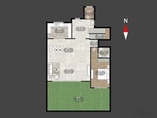 环球港湾 3室2厅 精装修