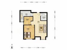 【拥金1】博朗园 2室1厅 77.29平 双阳2室 中楼层