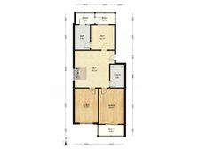 观园公寓三期二楼南北通透采光好