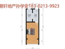 三楼 朝南一房,厨卫朝过道,北杨园一室户