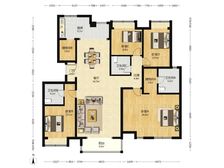 世华水岸F区 4室2厅 188.17平