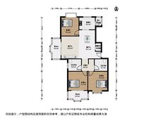 西班牙名园,总价低电梯平层三房,位置好,出门就是地铁站