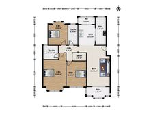 送60平院子,老破小价格买品质三房,近地铁,三大商场环绕