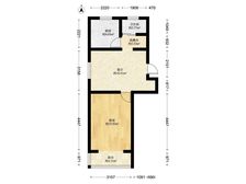 新长征花苑一期 南北通大一室一厅,商品房