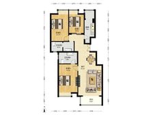 (买方零拥)丹青府 3室2厅 126.68平