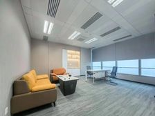 汇金国际金融中心 地铁口高层带装修家私 24空调配休闲区