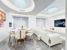 精装天花板+全屋定制大理石 复试 带露台 有车位