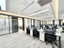 特价出租!国贸中心写字楼出租,高层轻奢装修,设备齐拎包可办公