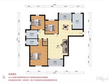 祥和名邸 141.19平3居 南北向中装修 安静不临街