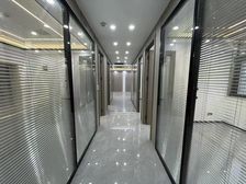 实拍 城投大厦 新装238平 租8500带家具 5个办公室加