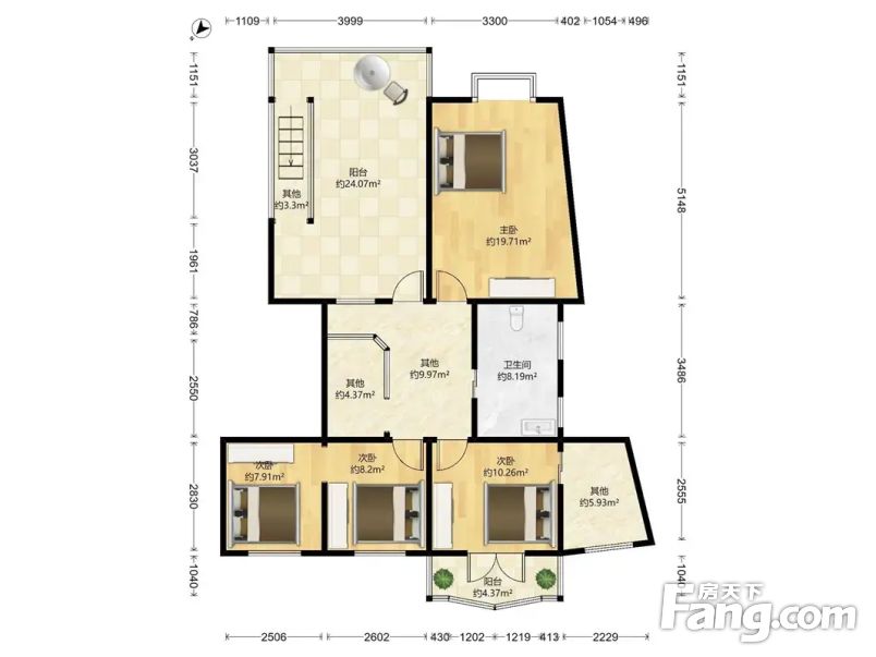 324城市花园5栋复式60516969平拍370万