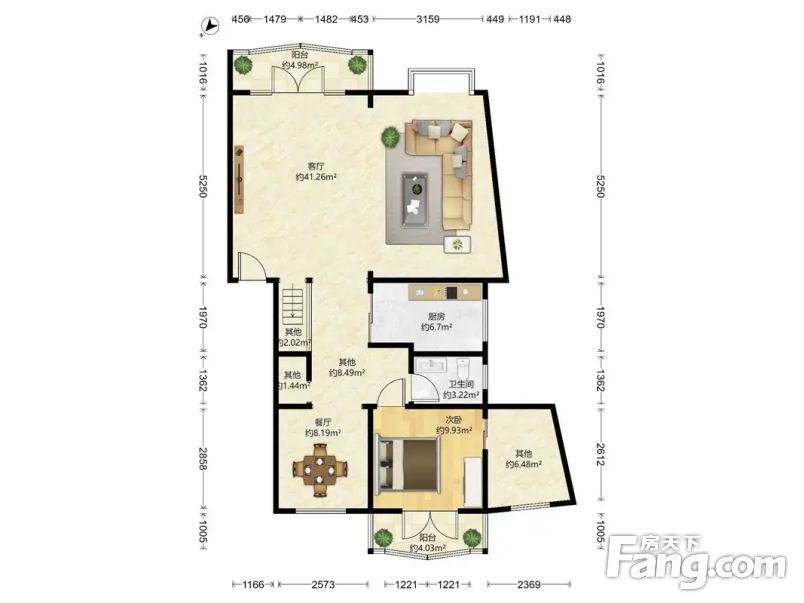 324城市花园5栋复式60516969平拍370万