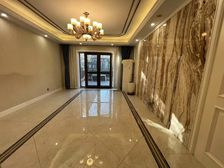 小高层一楼带小院,华中国宅华府 136平3居 南北向精装修