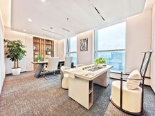24H空调!轻奢风接待现房·6隔间40工位丨金融城核心区域