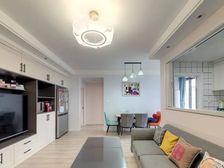 苏州河景观2房2卫,4轨交通,南北全明户型,全新装修