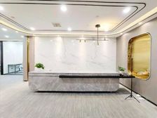 亦城财富中心 写字楼办公室甲方直租 可定制装修 大气前台