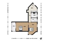 近双子山,电梯双朝精装大2房,可拎包入住,门口是公园,地铁
