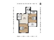 新出,电梯精装双南2房1厅,可拎包入住,近世博园,双子山